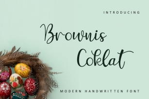Brownis Coklat Font Font Download