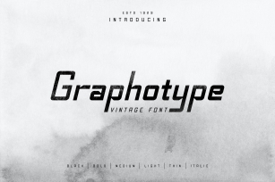 Graphotype Vintage Family Font Download
