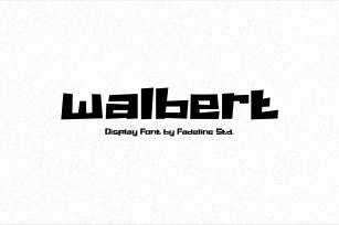 Walbert Font Download