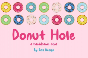 RD Donut Hole Font Download