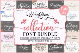 Wedding Collection Bundle Font Download