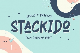 Stackido - Fun Display Font Font Download