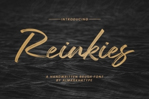 Reinkies - Authentic Brush Font Download