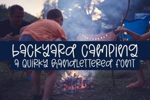 Backyard Camping Font Download