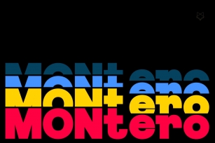 Montero Display Typeface Font Download