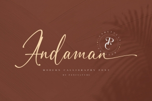 Andaman // Modern Calligraphy Font Download