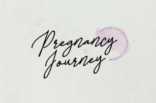 Pregnancy Journey Font Download