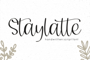 Staylatte Font Download