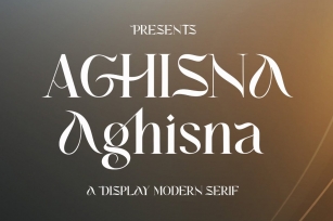 Aghisna Display Font Download
