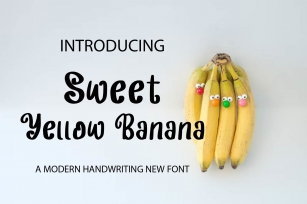 Sweet Yellow Banana Font Download