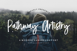 Pathway Artistry Modern Handbrush Font Download