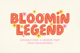 Blooming Legend Layered Font Download