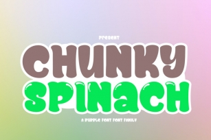 Chunky Spinach Font Download