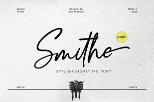 Smithe Signature Font Download