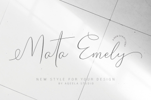 Mata Emely Font Download