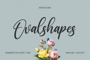 Ovalshapes Script Font Font Download