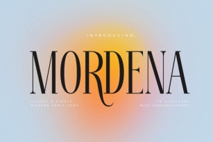 Mordena Font Download