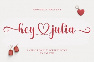 Hey Julia Lovely Font Download