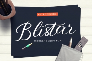 Blistar Font Download