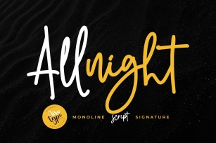 Allnight Font Download