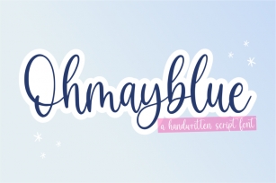 Ohmayblue Font Download