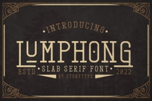 Lumphong Slab Serif Font Font Download