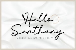 Hello Senthany Font Download