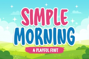 Simple Morning a Playful Font Download
