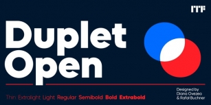 Duplet Open Font Download