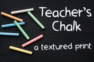 ZP Teacher Chalk Font Download