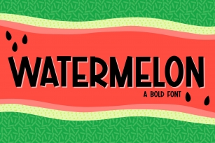 Watermelon a Bold Font Download