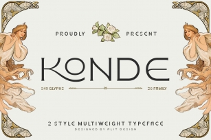 Konde Typeface Font Download