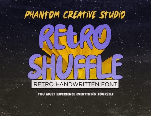 Retro Shuffle Font Download
