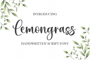 Lemongrass Font Download