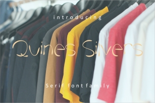 Quines Silvers Font Download