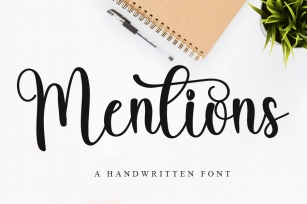 Mentions Font Download