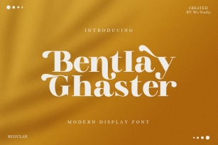 Bentlay Ghaster Font Download