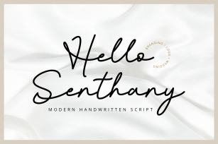 Hello Senthany Font Download