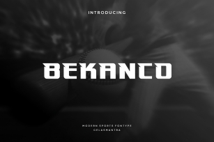 Bekanco Font Download