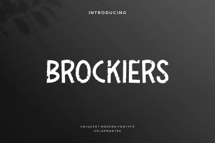 Brockiers Font Download