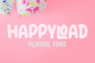 HAPPYLOAD - Playful Font Font Download