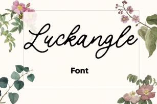 Luckangle Font Download