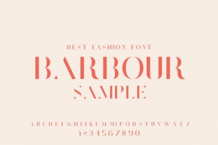 Barbour Sample Font Download