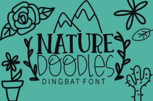Nature Doodles Dingbat Font Download