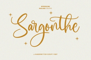 Sargonthe Script Font Download