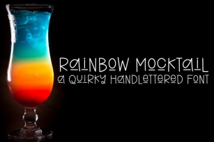 Rainbow Mocktail Font Download