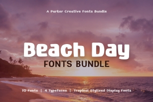 Beach Day s Bundle Font Download