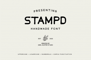 Stampd Hand Drawn Font Download