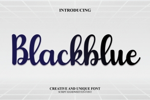 Blackblue Font Download