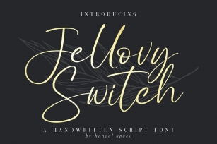 Jellovy Switch Script Font Font Download